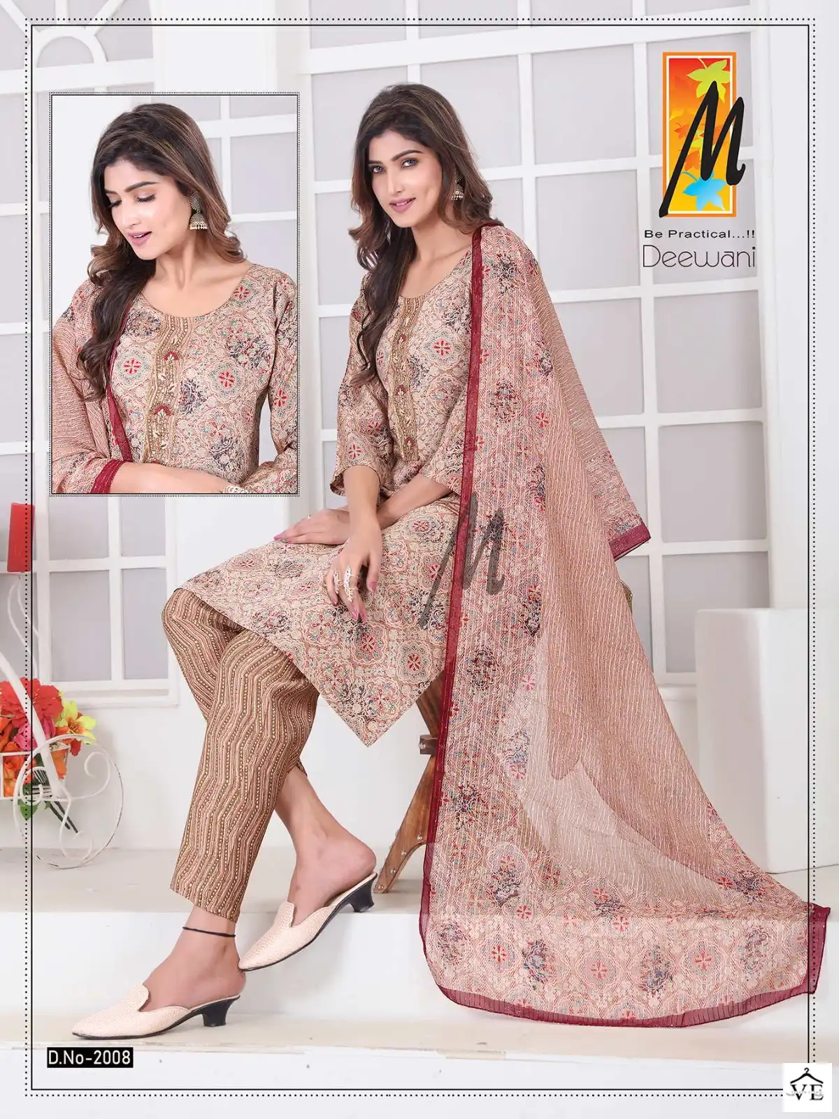 Vardan Ethnic Deewani Heavy Chanderi Wholesale Readymade Suits Catalog — Wholesale Salwar Suits, MPA wholesale from Surat - Gallery Image 6