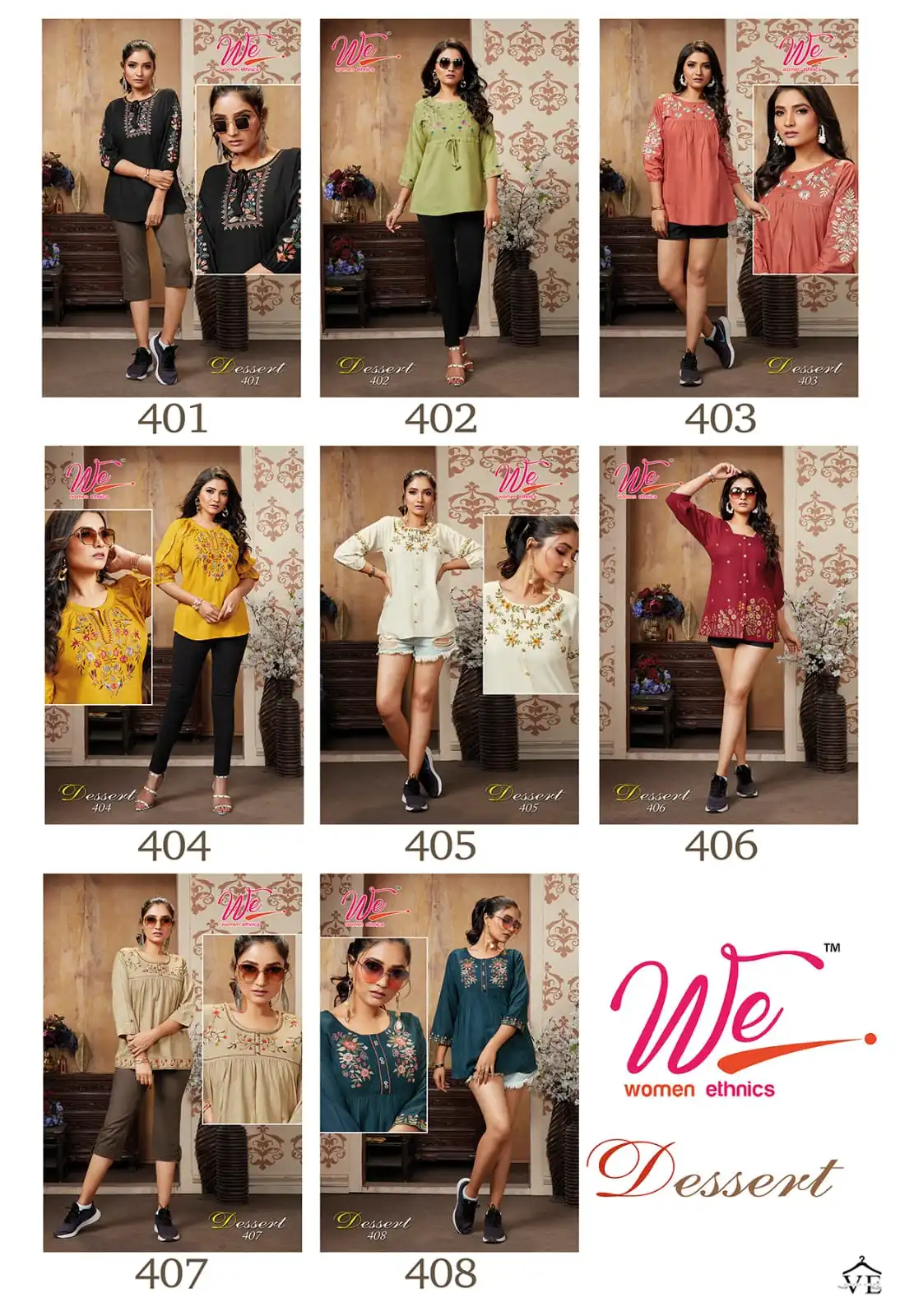We Dessert Pure Rayon Wholesale Kurtis Catalog — Wholesale Kurtis, MPA wholesale from Surat — view 9