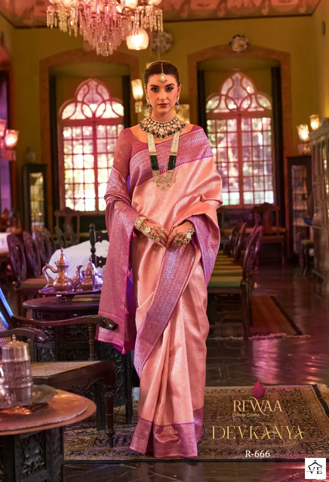 Rewaa Devkanya Kanjivaram Silk Wholesale Sarees Catalog - Image 2