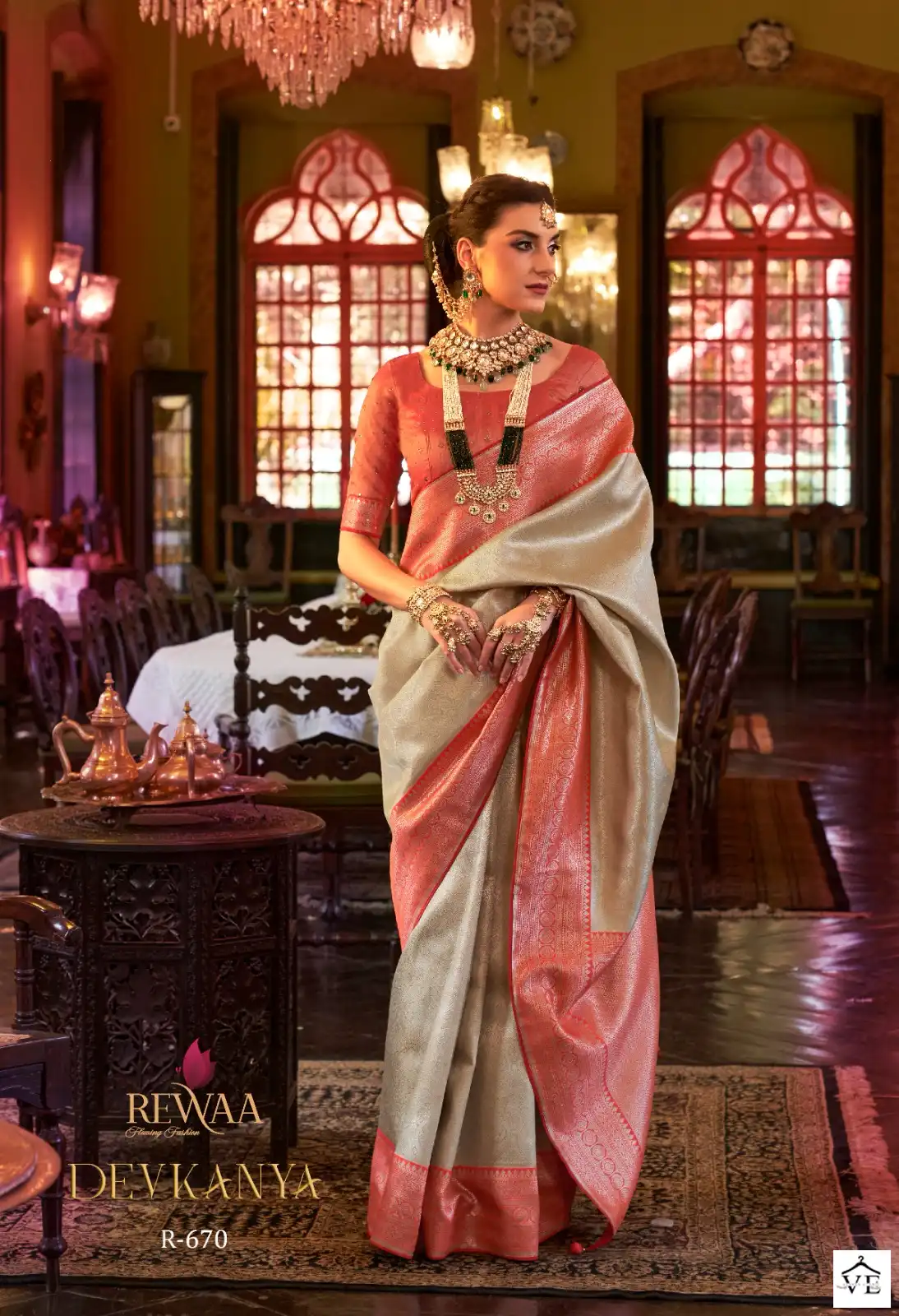 Rewaa Devkanya Kanjivaram Silk Wholesale Sarees Catalog - Image 6
