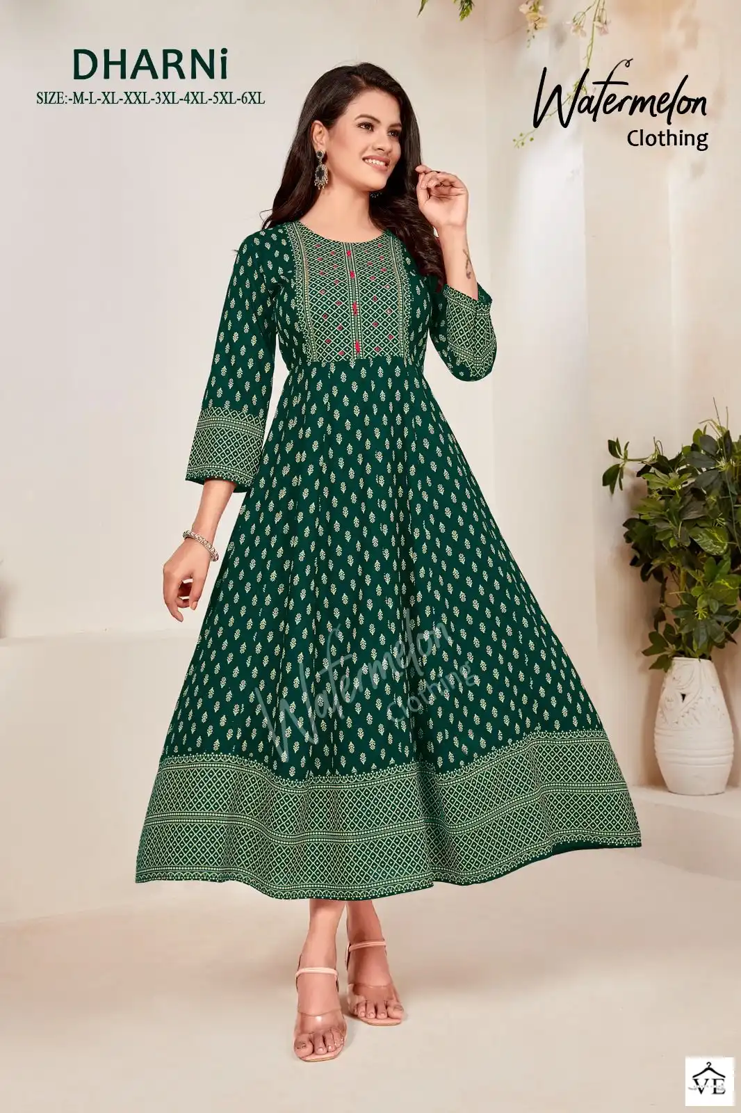 Vardan Ethnic Dharni Heavy Rayon Wholesale Gown Catalog — Wholesale Kurtis, MPA wholesale from Surat — view 5