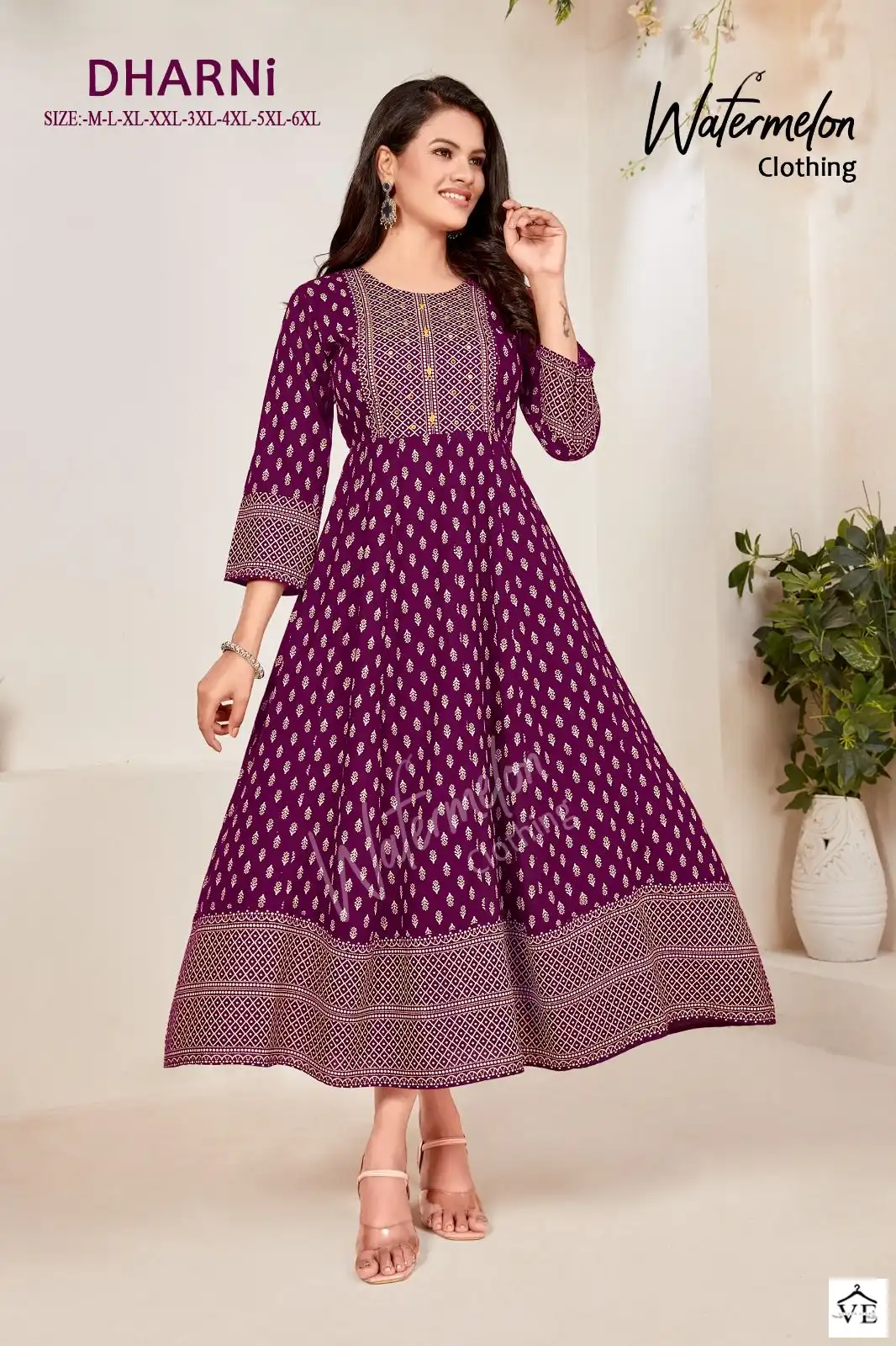 Vardan Ethnic Dharni Heavy Rayon Wholesale Gown Catalog — Wholesale Kurtis, MPA wholesale from Surat — view 6