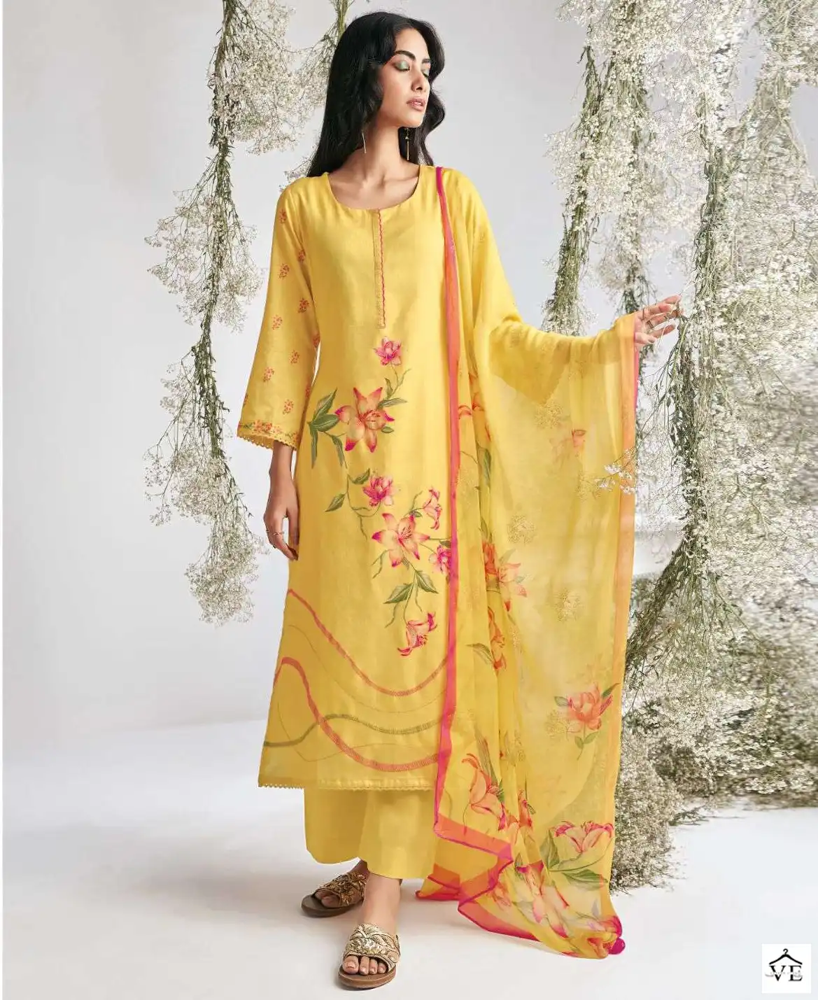 Ganga Dione Cotton Wholesale Designer Salwar Suit Catalog — Wholesale Salwar Suits, MPA wholesale from Surat — view 1