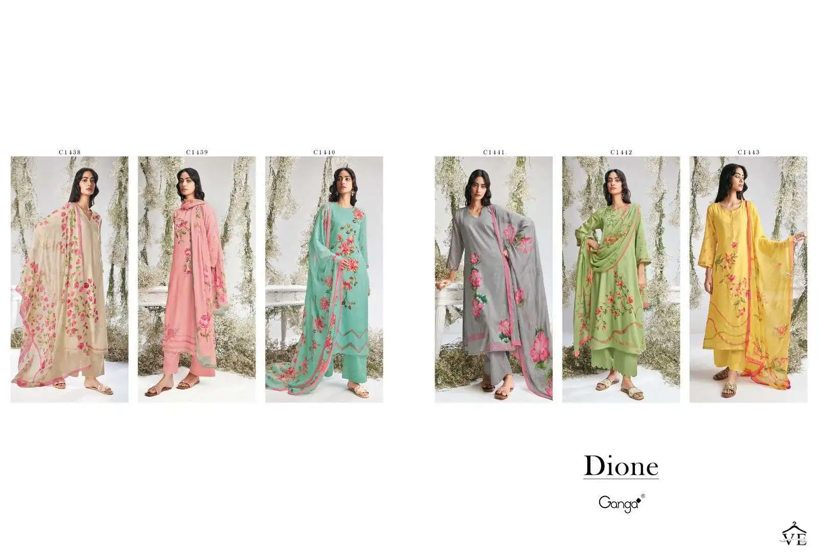 Ganga Dione Cotton Wholesale Designer Salwar Suit Catalog — Wholesale Salwar Suits, MPA wholesale from Surat — view 7