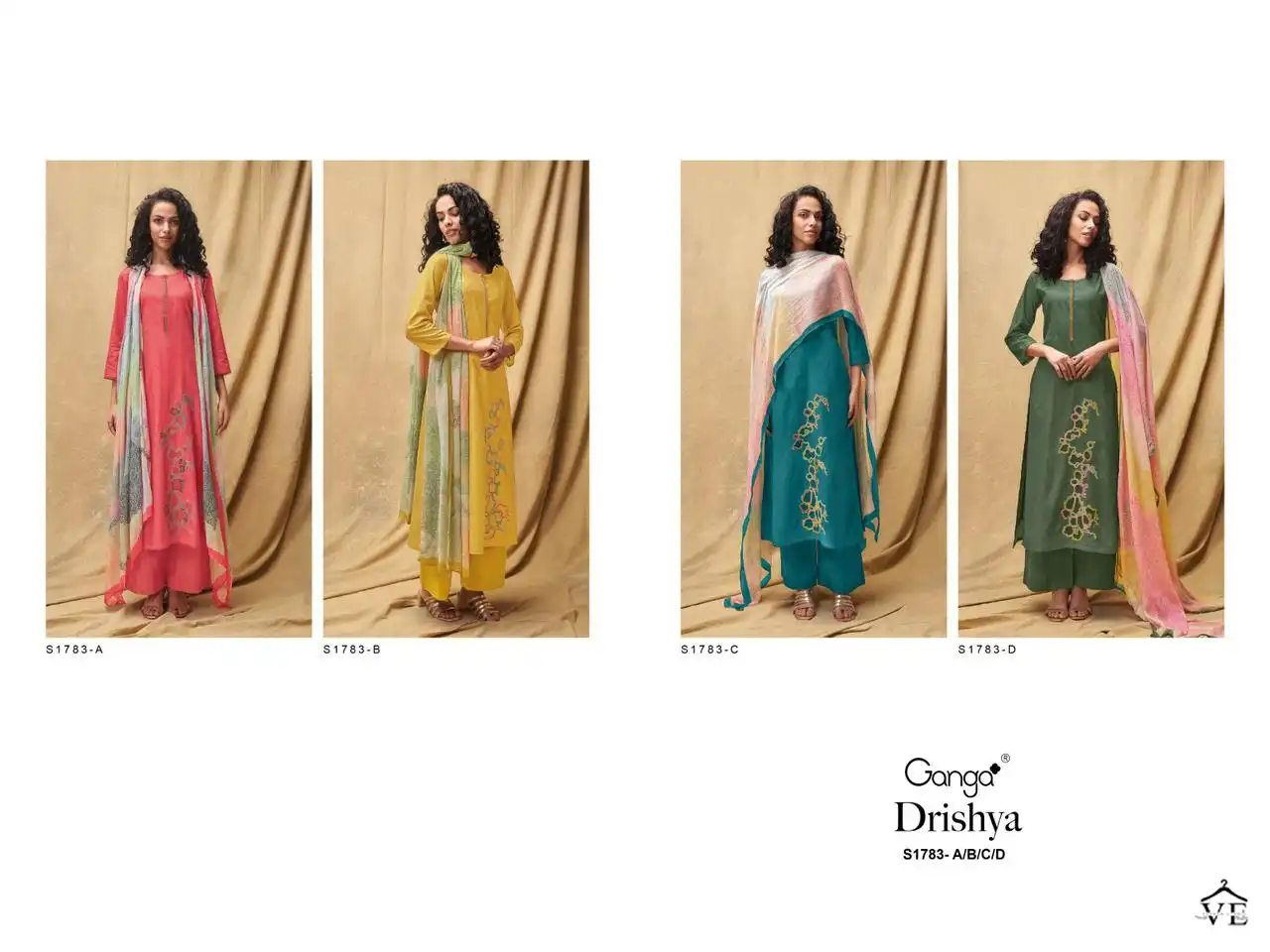 Ganga Drishya 1783 Premium Cotton Wholesale Designer Salwar Suit Catalog — Wholesale Salwar Suits, MPA wholesale from Surat — view 6