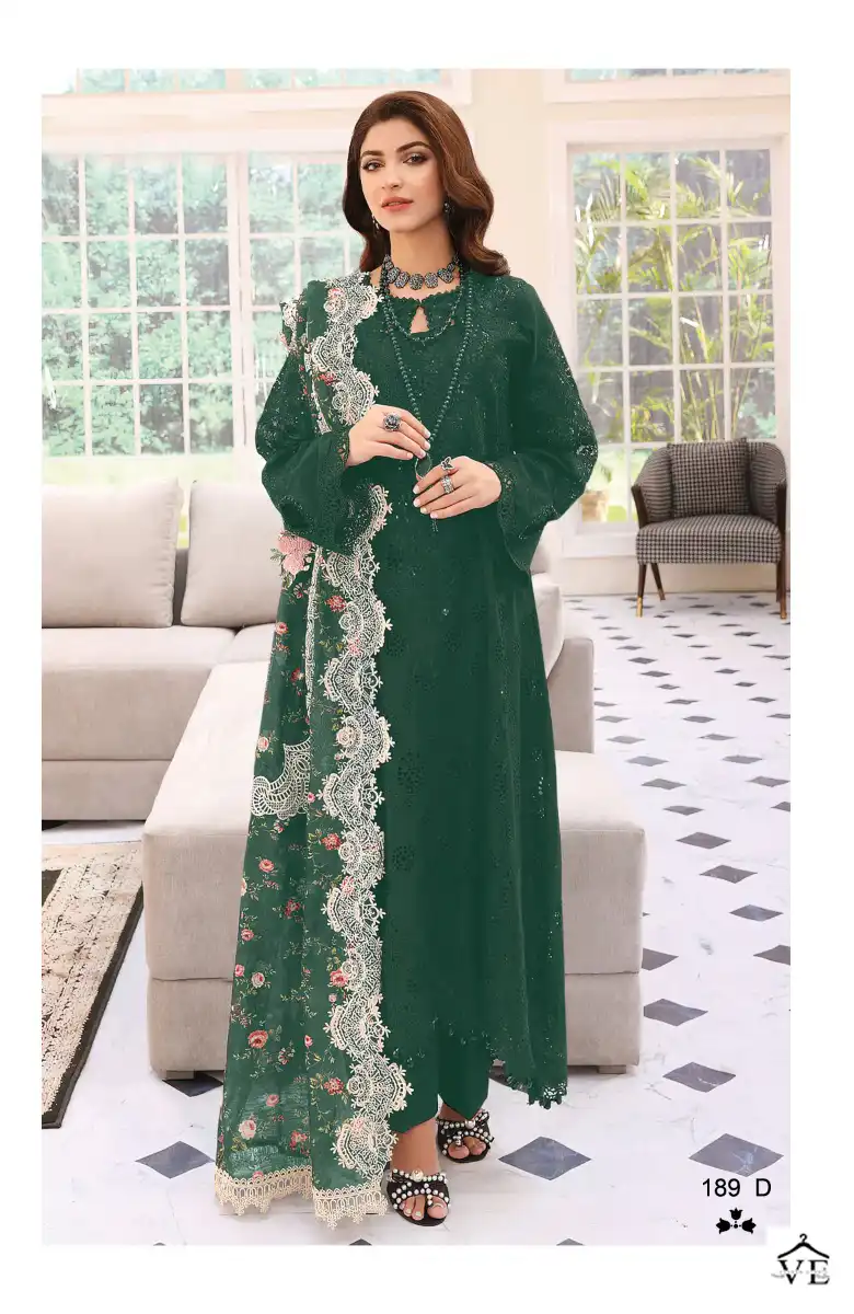Dinsaa Elaf Color Vol 1 Pure Cotton Wholesale Pakistani Salwar Suit Catalog — Wholesale Salwar Suits, MPA wholesale from Surat - Gallery Image 2