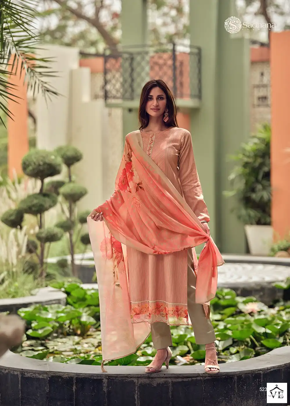 Sadhana Emaar Jam Silk Wholesale Designer Salwar Suit Catalog — Wholesale Salwar Suits, MPA wholesale from Surat - Gallery Image 3