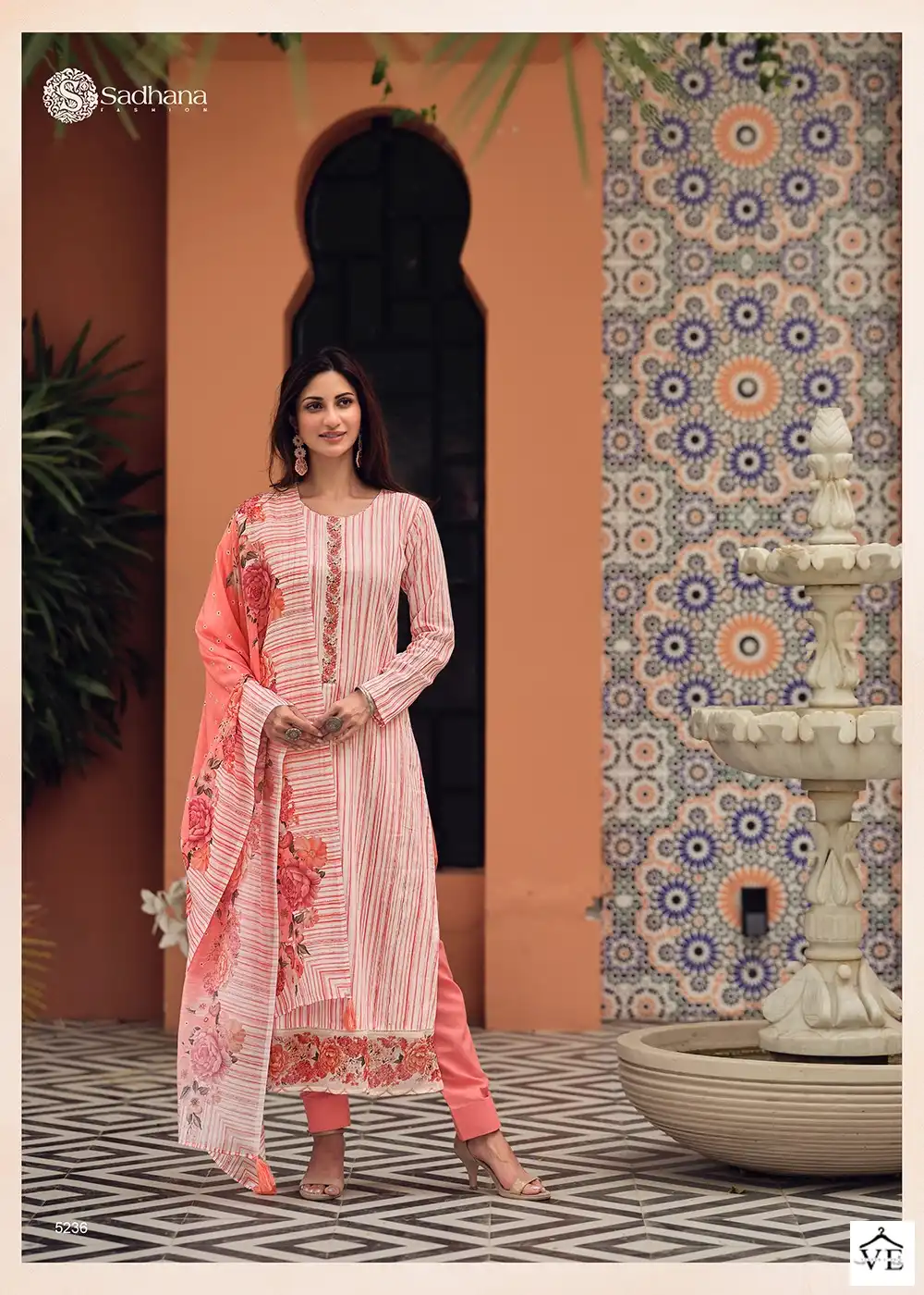 Sadhana Emaar Jam Silk Wholesale Designer Salwar Suit Catalog — Wholesale Salwar Suits, MPA wholesale from Surat - Gallery Image 6