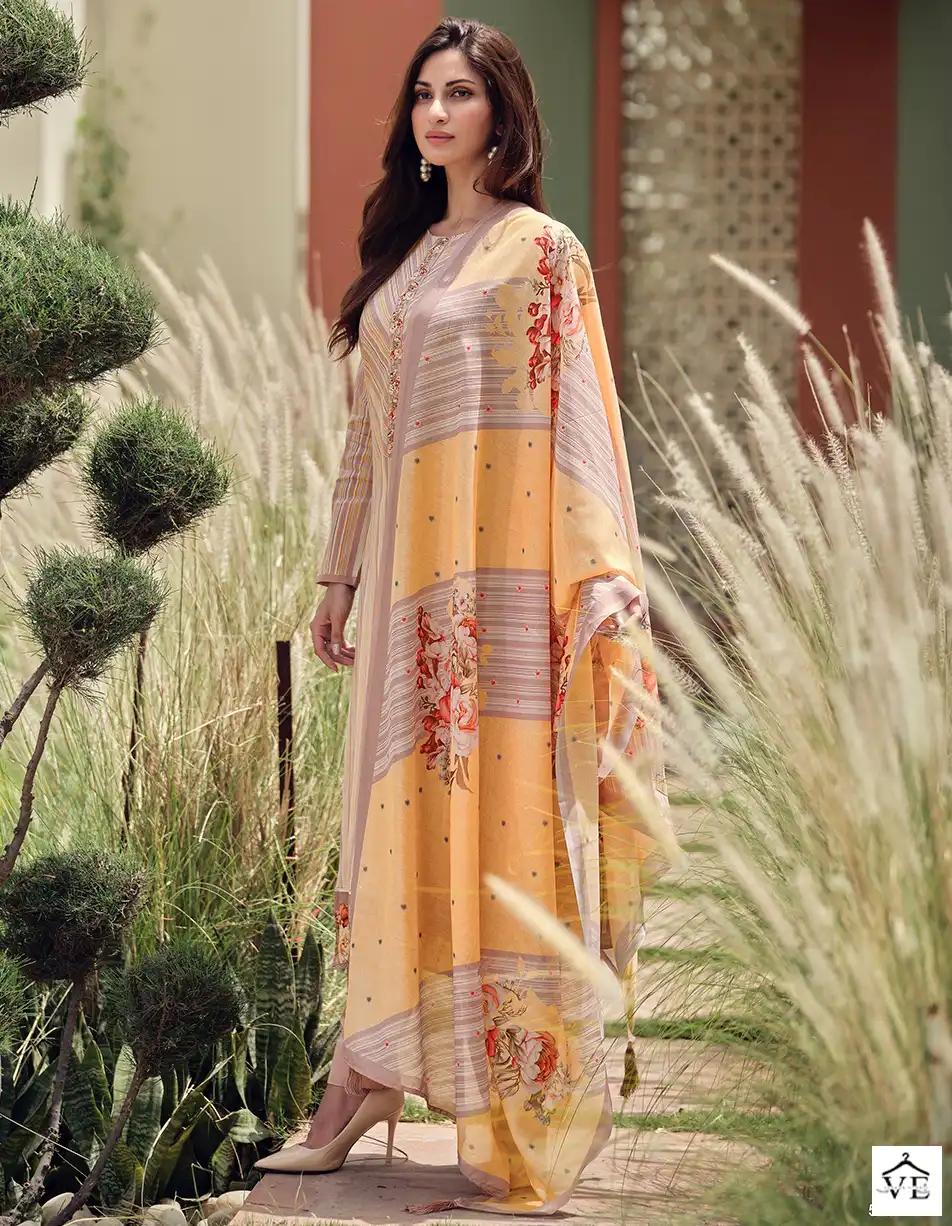 Sadhana Emaar Jam Silk Wholesale Designer Salwar Suit Catalog — Wholesale Salwar Suits, MPA wholesale from Surat — view 1