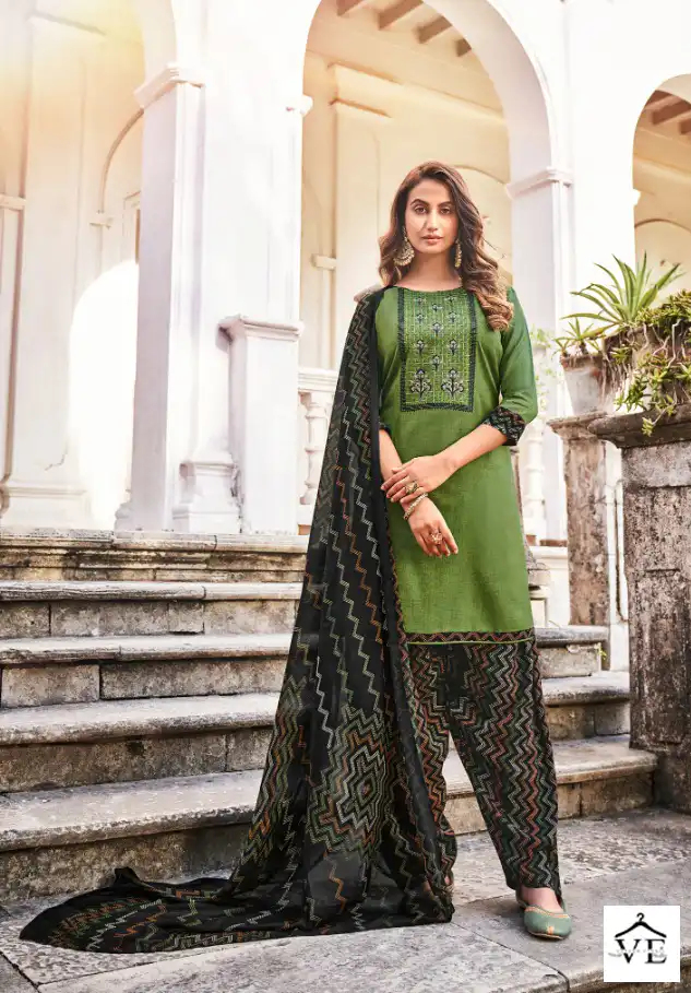 Rani Estaa-Patiyala Rayon Two Tone Wholesale Readymade Salwar Suit Catalog — Wholesale Salwar Suits, MPA wholesale from Surat - Gallery Image 5