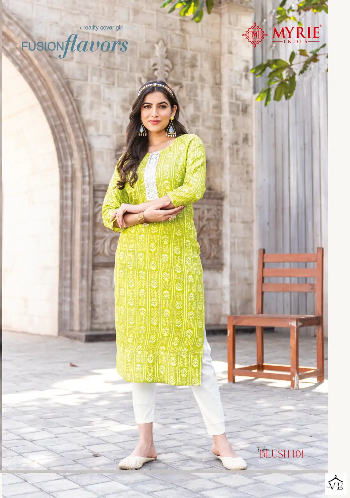 Vardan Ethnic Fashion Blush Pure Capsule Printed Wholesale Kurtis Catalog — Wholesale Kurtis, MPA wholesale from Surat - Gallery Image 2