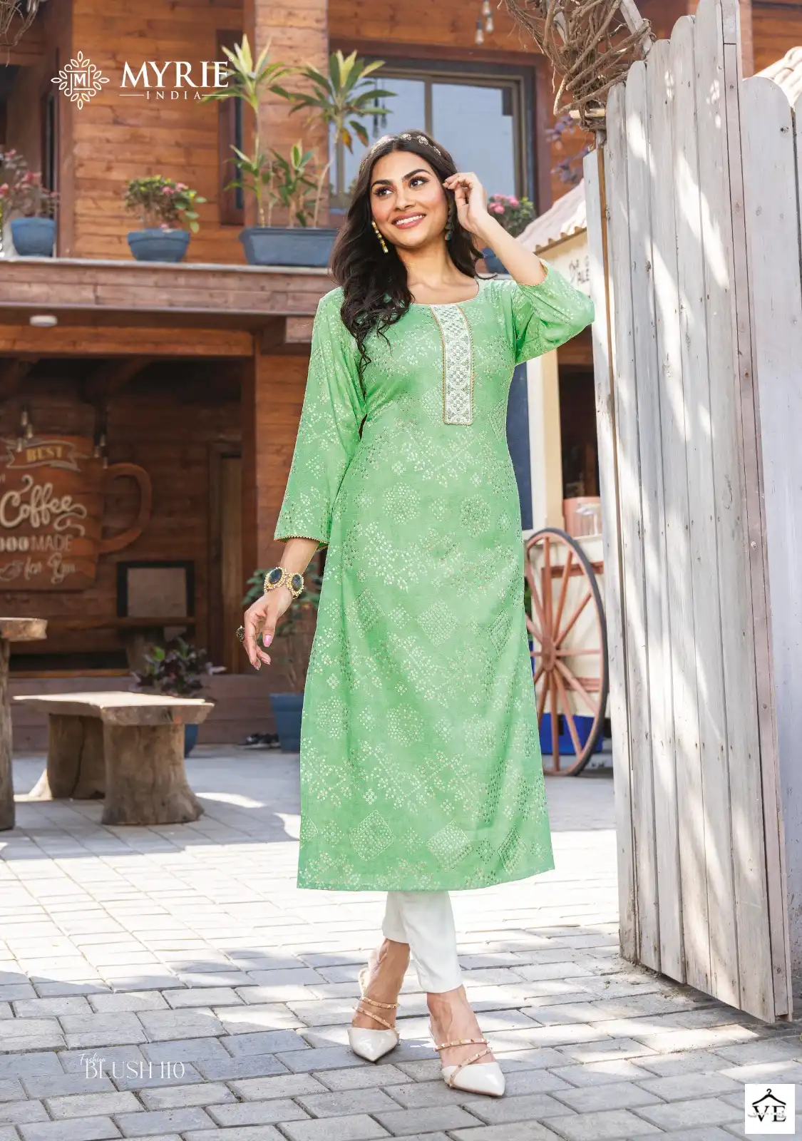 Vardan Ethnic Fashion Blush Pure Capsule Printed Wholesale Kurtis Catalog — Wholesale Kurtis, MPA wholesale from Surat - Gallery Image 10