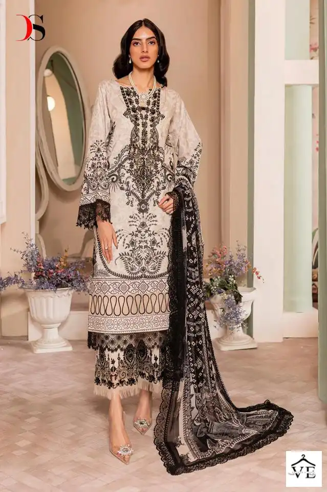 Deepsy Suits Firodus Ayzeal Cotton Wholesale Pakistani Salwar Suit Catalog — Wholesale Salwar Suits, MPA wholesale from Surat - Gallery Image 2