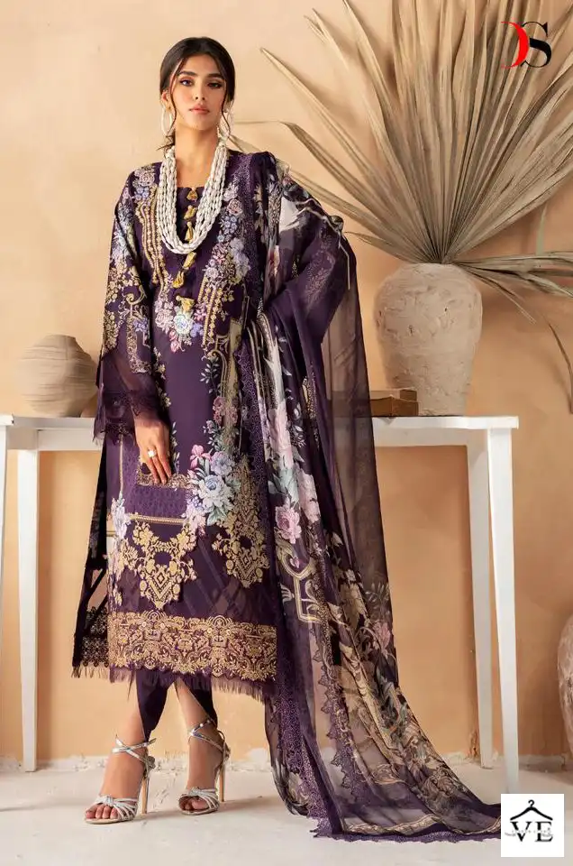 Deepsy Suits Firodus Ayzeal Cotton Wholesale Pakistani Salwar Suit Catalog — Wholesale Salwar Suits, MPA wholesale from Surat - Gallery Image 3