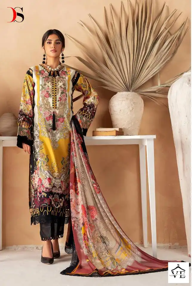 Deepsy Suits Firodus Ayzeal Cotton Wholesale Pakistani Salwar Suit Catalog — Wholesale Salwar Suits, MPA wholesale from Surat - Gallery Image 5
