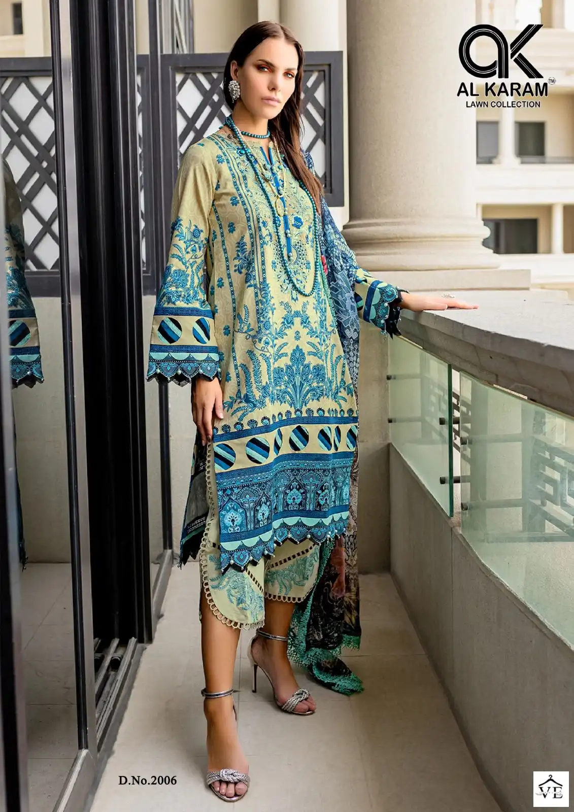 Al Karam Firdous Exclusive Collection Vol 2 Cotton Wholesale Pakistani Salwar Suit Catalog — Wholesale Salwar Suits, Alkaram wholesale from Surat - Gallery Image 6
