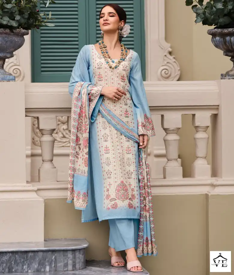 Vardan Ethnic Fizaa Cotton Wholesale Designer Salwar Suit Catalog — Wholesale Salwar Suits, MPA wholesale from Surat — view 1