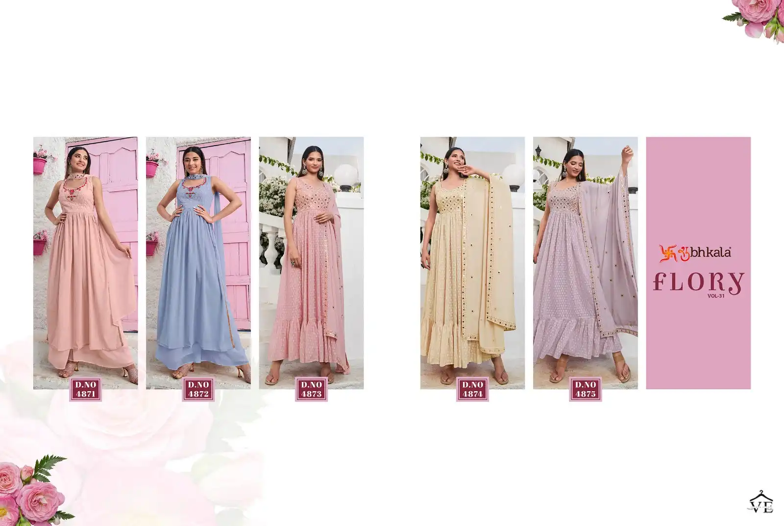 Shubhkala Flory Vol 31 Thread And Sequence Wholesale Designer Readymade Salwar Suit Catalog - Image 11