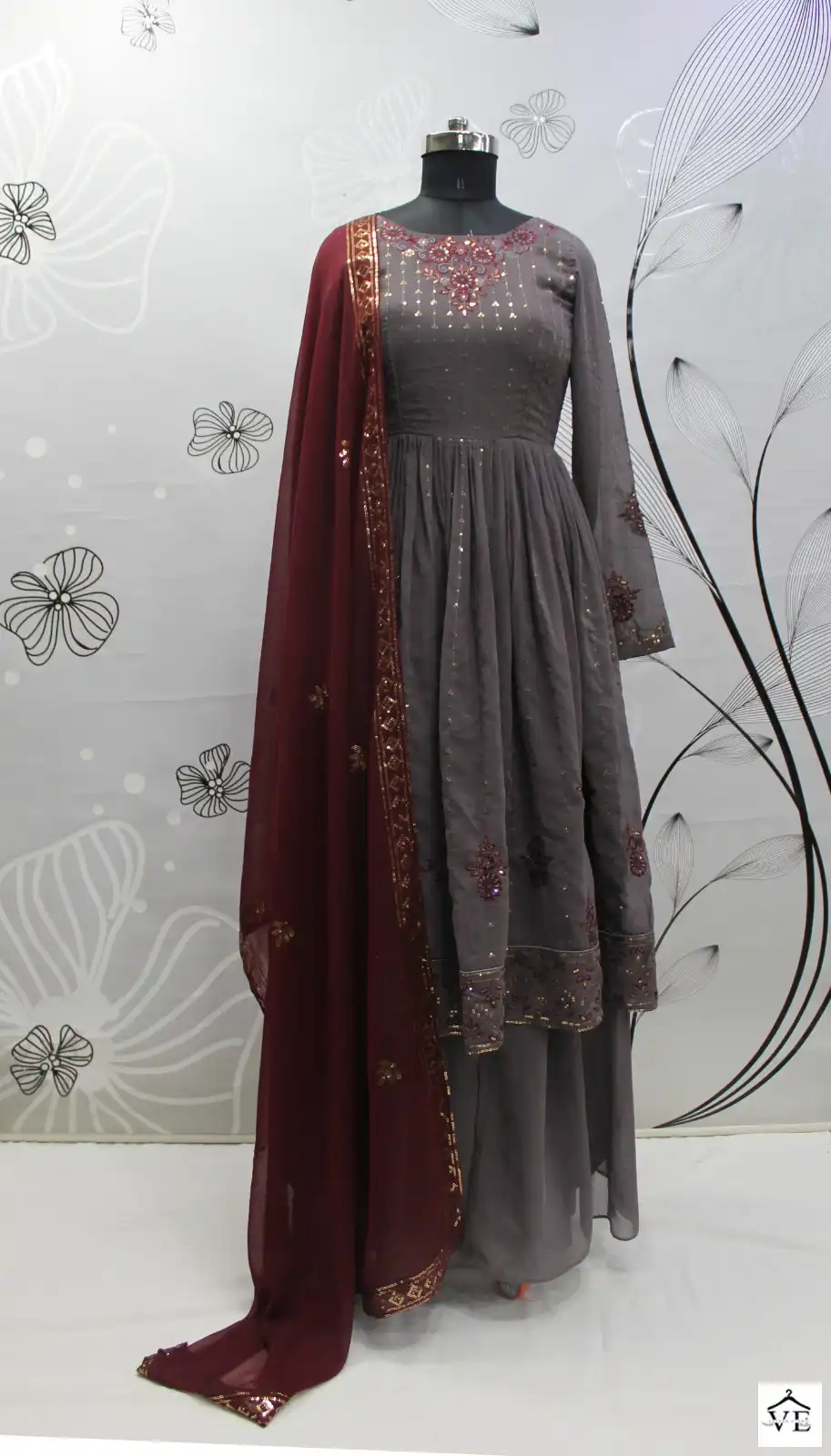 Shubhkala Flory Vol 37 Georgette Wholesale Designer Readymade Salwar Suit Catalog - Image 8