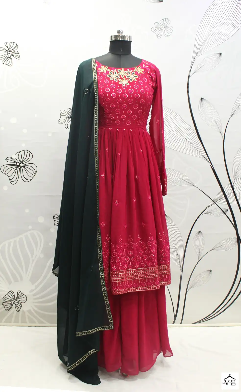 Shubhkala Flory Vol 37 Georgette Wholesale Designer Readymade Salwar Suit Catalog - Image 9