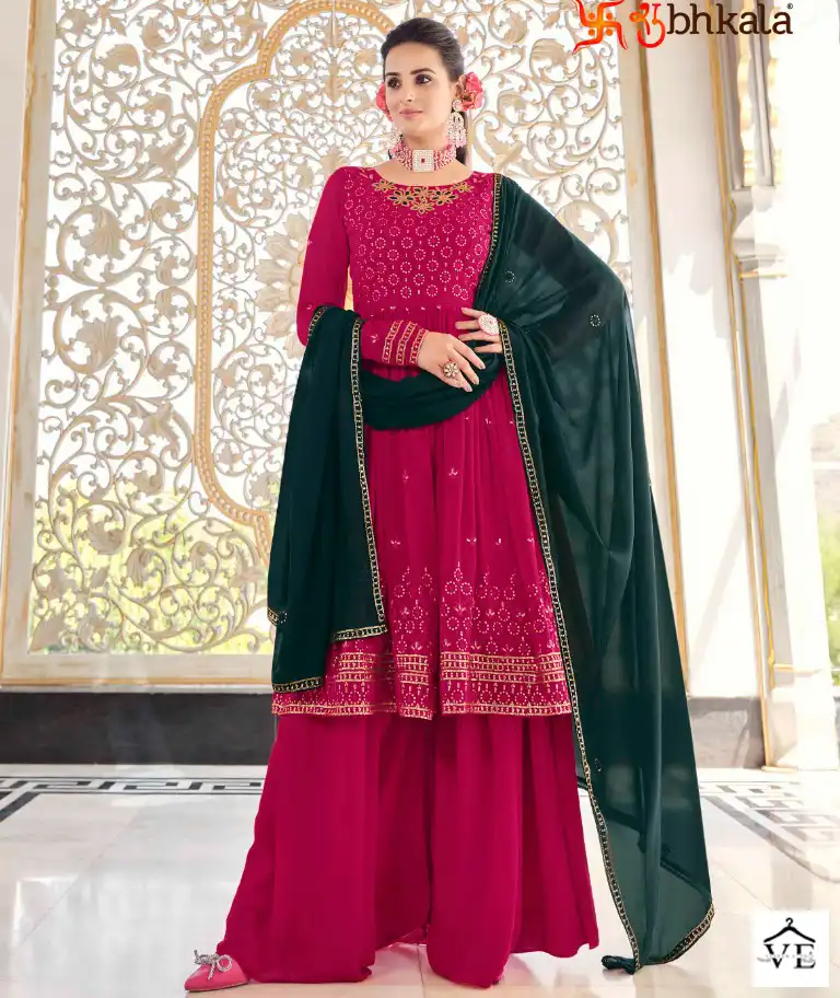 Shubhkala Flory Vol 37 Georgette Wholesale Designer Readymade Salwar Suit Catalog