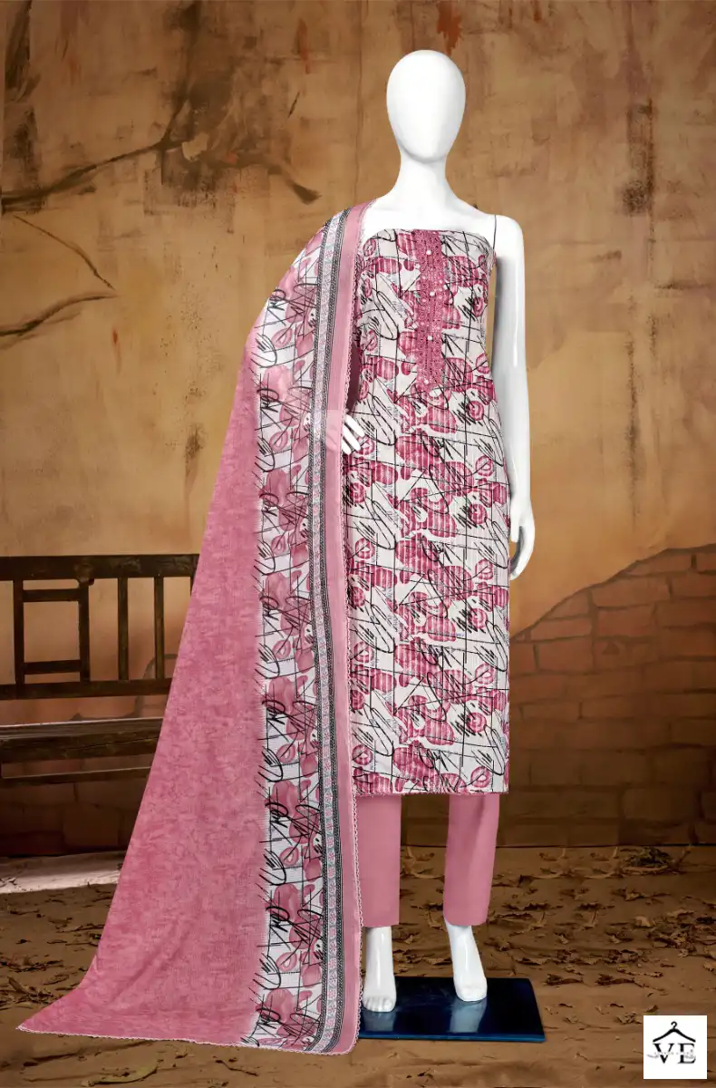 Bipson Fortuner 2133 Pure Cotton Wholesale Salwar Suit Catalog — Wholesale Salwar Suits, MPA wholesale from Surat - Gallery Image 4