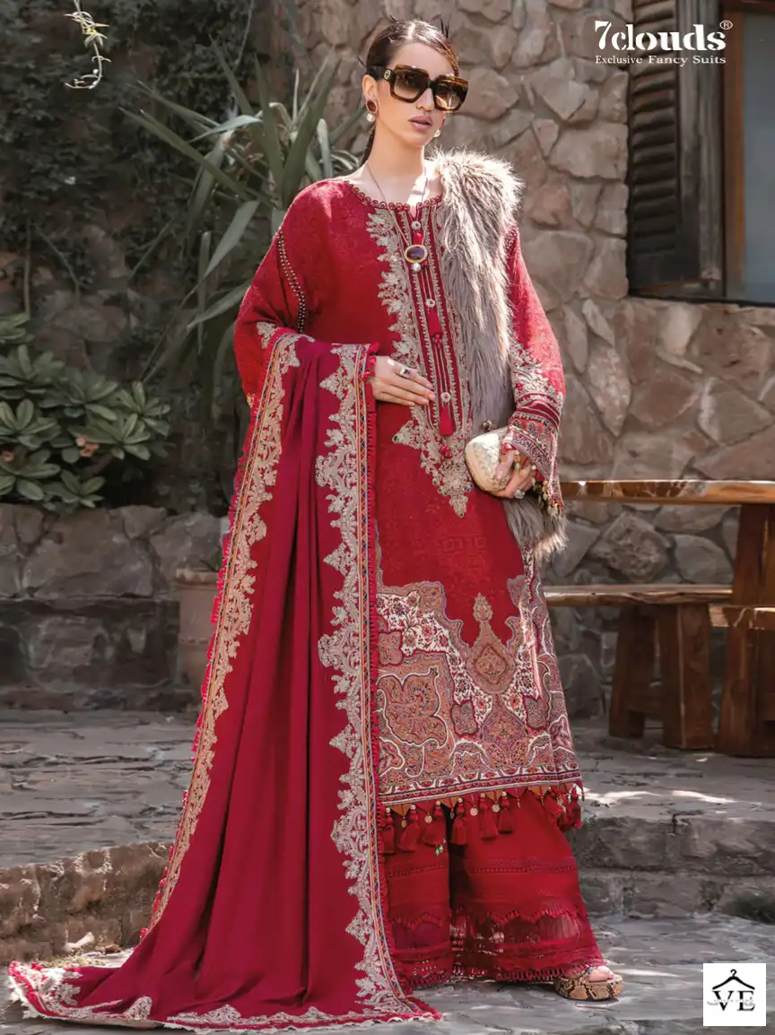 Utsav Suits Firdous Collection 1 Pure Cotton Wholesale Pakistani Salwar Suit Catalog — Wholesale Salwar Suits, MPA wholesale from Surat — view 1