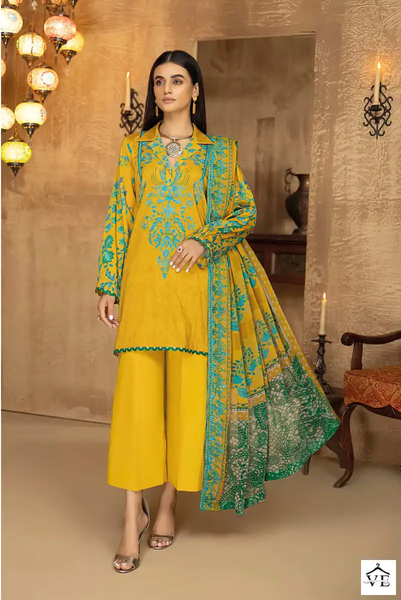 Utsav Suits Firdous Collection 1 Pure Cotton Wholesale Pakistani Salwar Suit Catalog — Wholesale Salwar Suits, MPA wholesale from Surat - Gallery Image 2