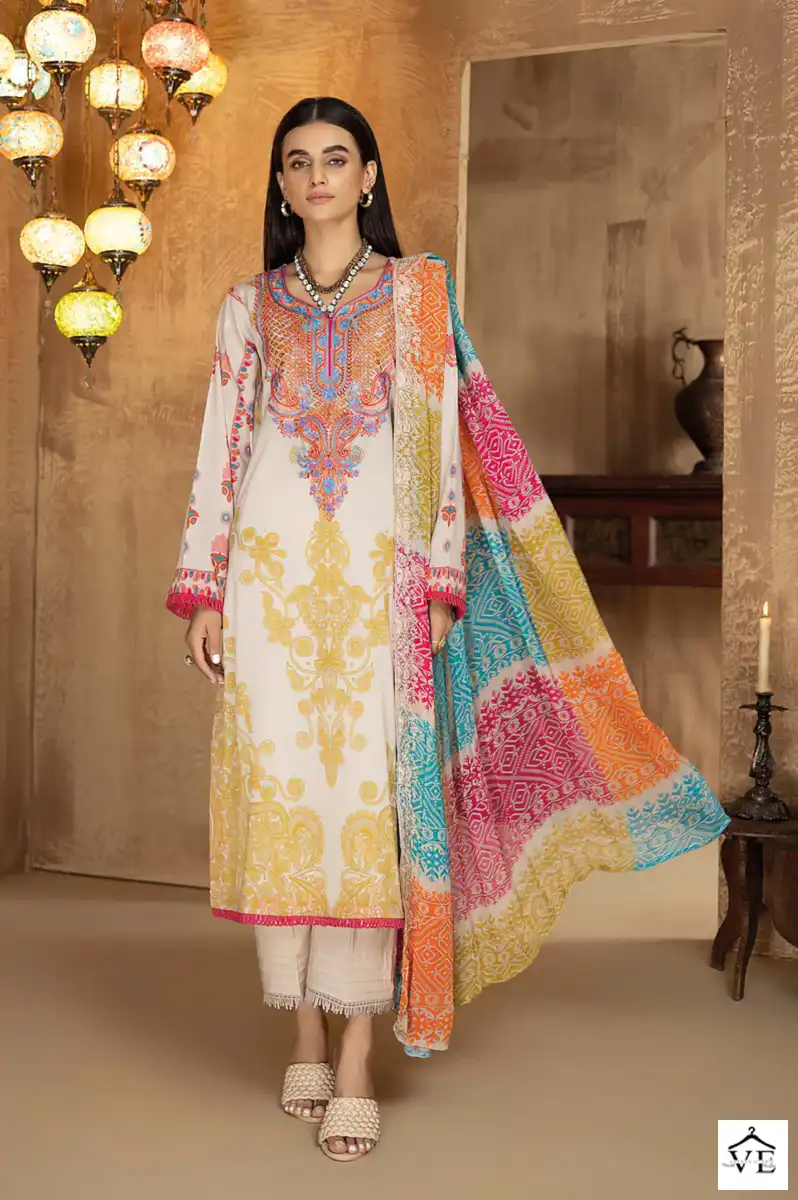 Utsav Suits Firdous Collection 1 Pure Cotton Wholesale Pakistani Salwar Suit Catalog — Wholesale Salwar Suits, MPA wholesale from Surat - Gallery Image 5