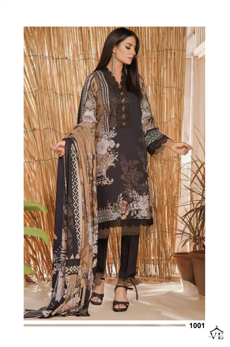 Utsav Suits Firdous Collection 1 Pure Cotton Wholesale Pakistani Salwar Suit Catalog — Wholesale Salwar Suits, MPA wholesale from Surat - Gallery Image 6