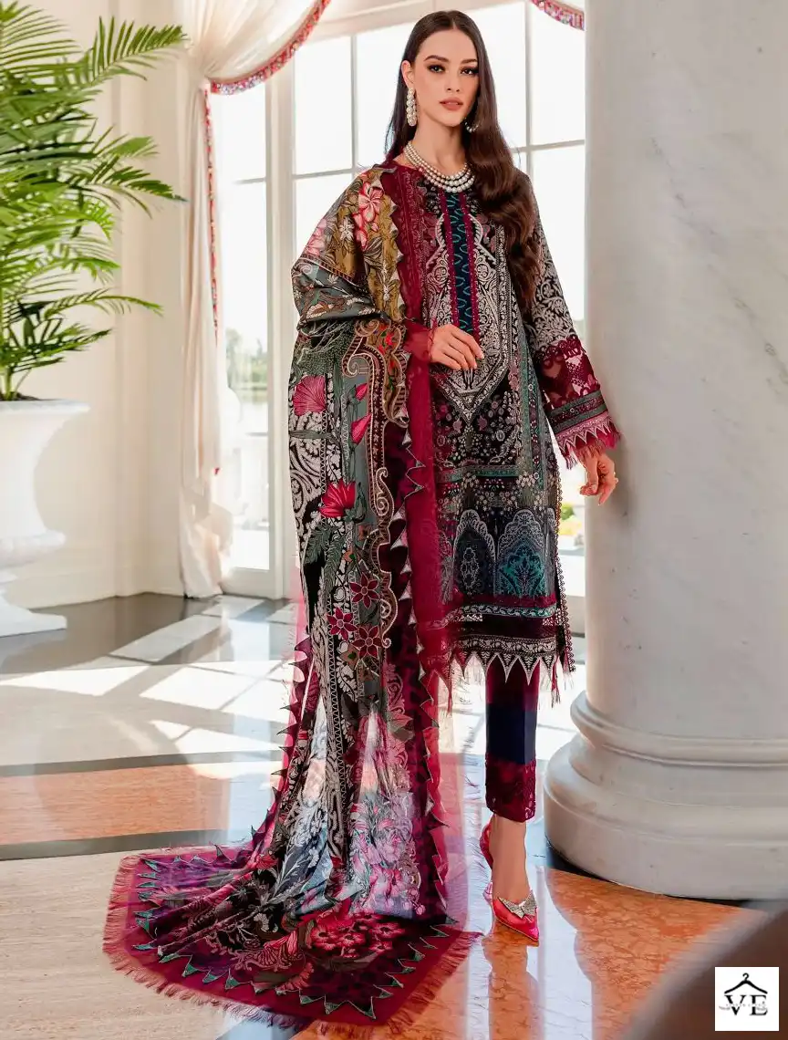 Deepsy Suits Firouds Queens Court-4 Pure Cotton Wholesale Paksitani Salwar Suit Catalog — Wholesale Salwar Suits, MPA wholesale from Surat — view 1