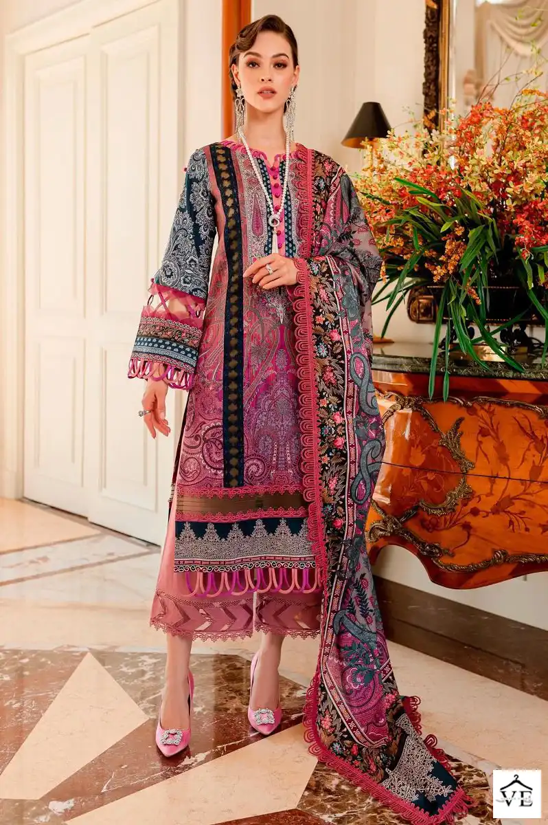 Deepsy Suits Firouds Queens Court-4 Pure Cotton Wholesale Paksitani Salwar Suit Catalog — Wholesale Salwar Suits, MPA wholesale from Surat - Gallery Image 6