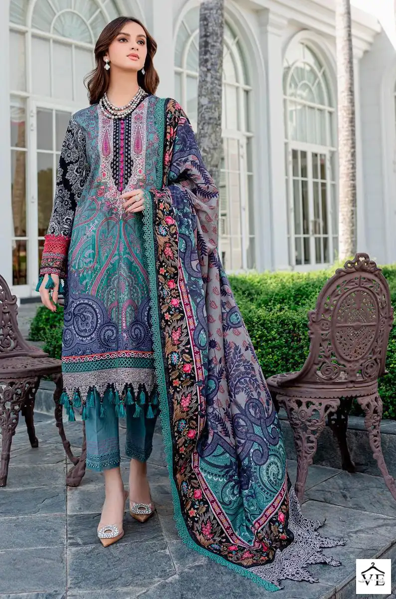 Deepsy Suits Firouds Queens Court-4 Pure Cotton Wholesale Paksitani Salwar Suit Catalog — Wholesale Salwar Suits, MPA wholesale from Surat - Gallery Image 7