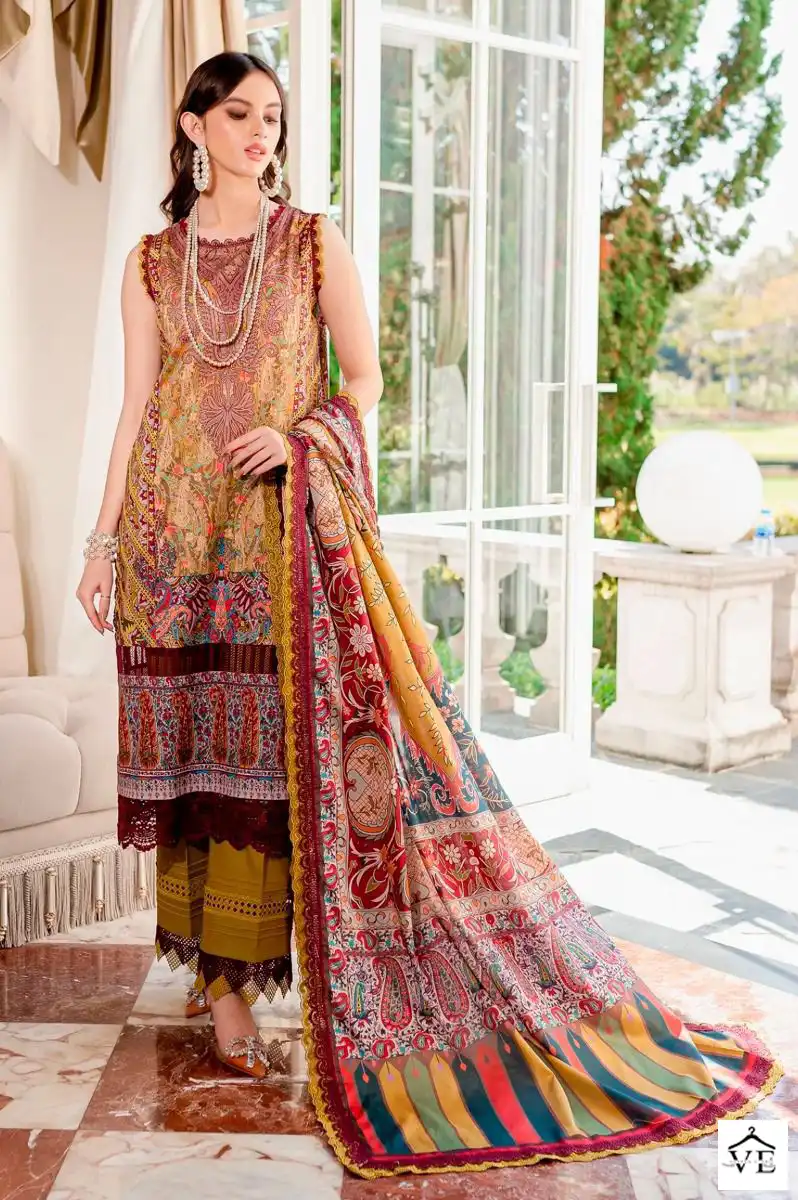Deepsy Suits Firouds Queens Court-4 Pure Cotton Wholesale Paksitani Salwar Suit Catalog — Wholesale Salwar Suits, MPA wholesale from Surat - Gallery Image 2