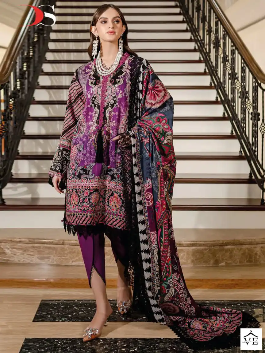 Deepsy Suits Firouds Urbane 2 Pure Cotton Wholesale Pakistani Salwar Suit Catalog — Wholesale Salwar Suits, MPA wholesale from Surat — view 1