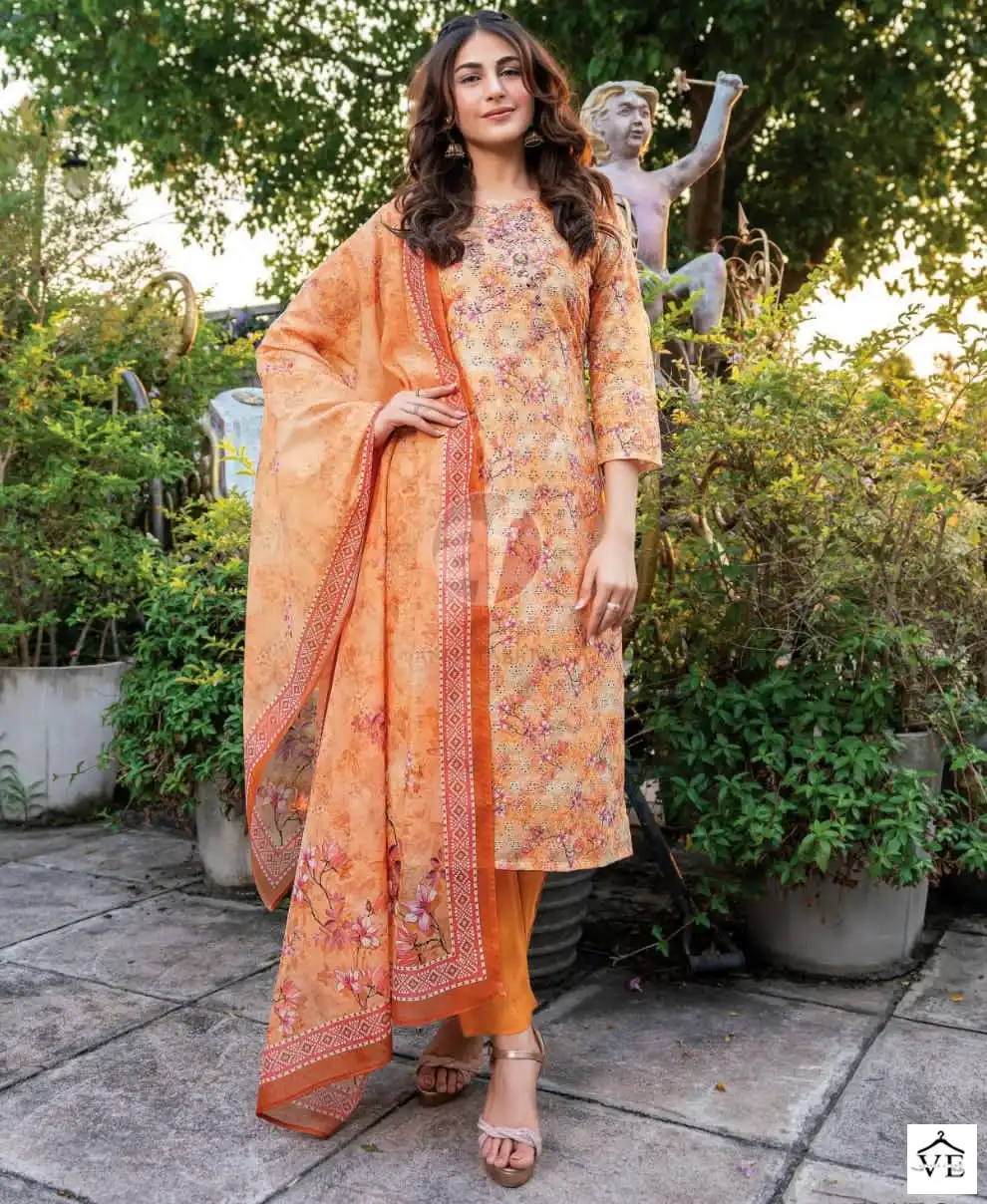 Anju Fabrics Flairs Vol 2 Pure Cotton Wholesale Readymade Salwar Suit Catalog — Wholesale Salwar Suits, MPA wholesale from Surat — view 1
