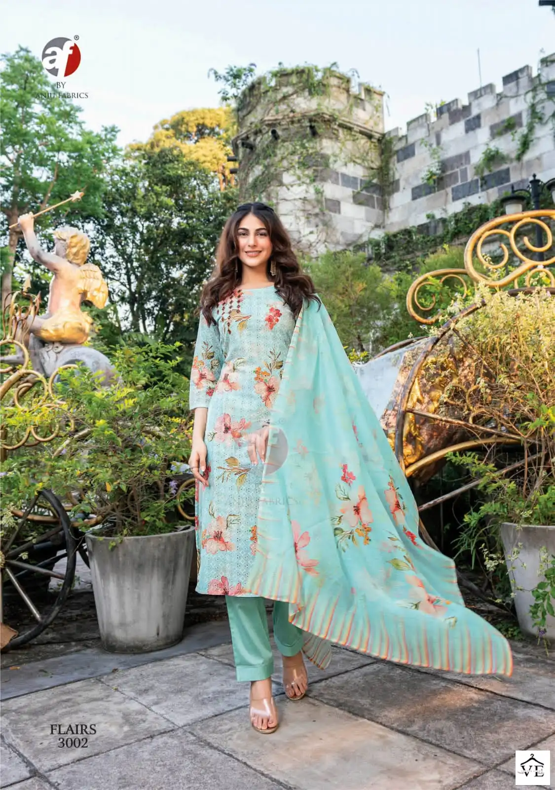 Anju Fabrics Flairs Vol 2 Pure Cotton Wholesale Readymade Salwar Suit Catalog — Wholesale Salwar Suits, MPA wholesale from Surat - Gallery Image 2