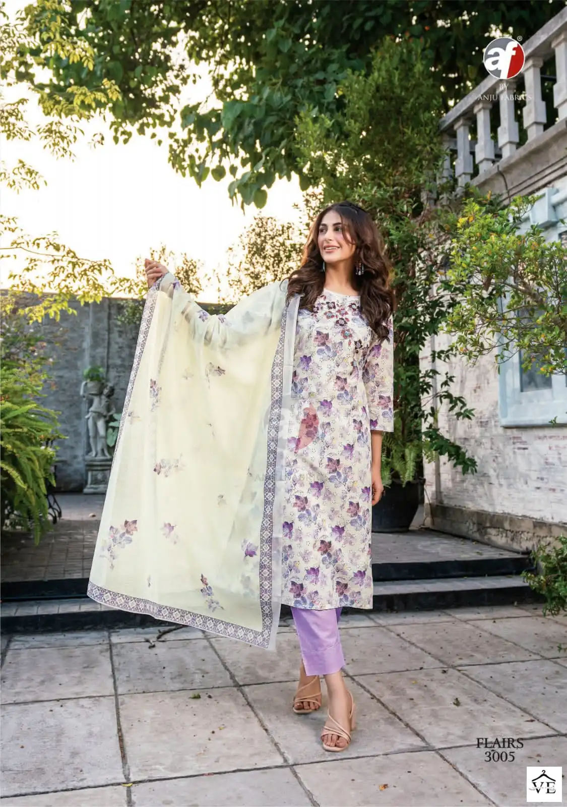 Anju Fabrics Flairs Vol 2 Pure Cotton Wholesale Readymade Salwar Suit Catalog — Wholesale Salwar Suits, MPA wholesale from Surat - Gallery Image 5