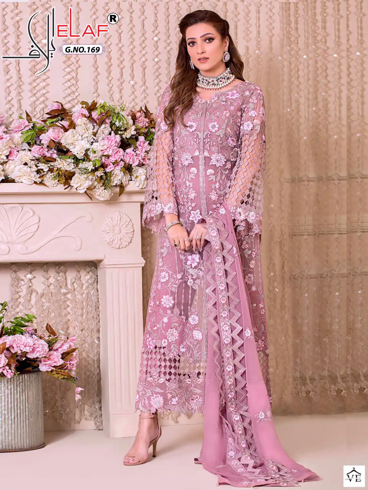 Vardan Ethnic G 169 Faux Georgette Wholesale Pakistani Salwar Suit Catalog — Wholesale Salwar Suits, MPA wholesale from Surat — view 1