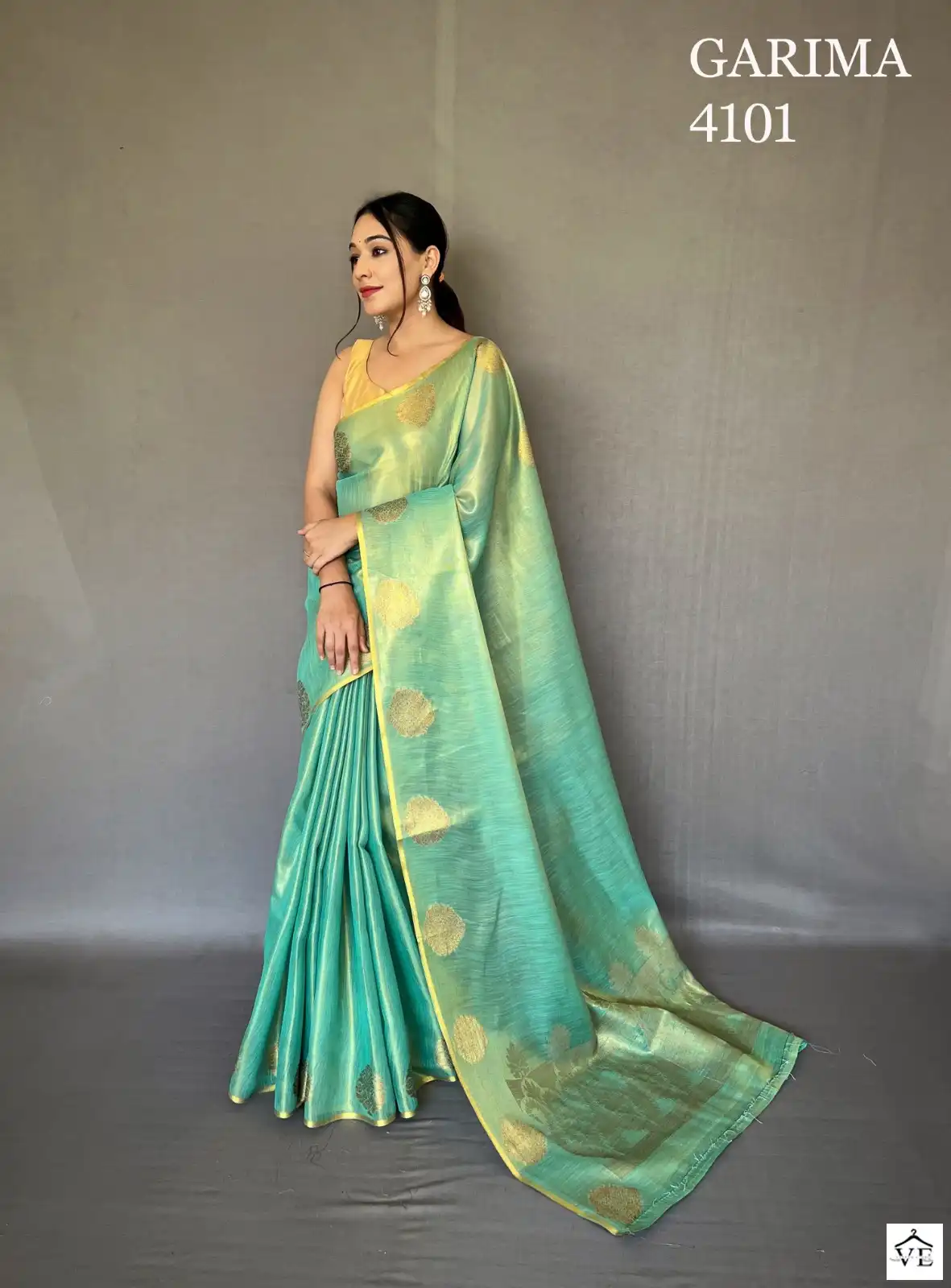 Vardan Ethnic Garima Tissue Silk Wholesale Sarees Catalog — Wholesale Sarees, MPA wholesale from Surat - Gallery Image 2