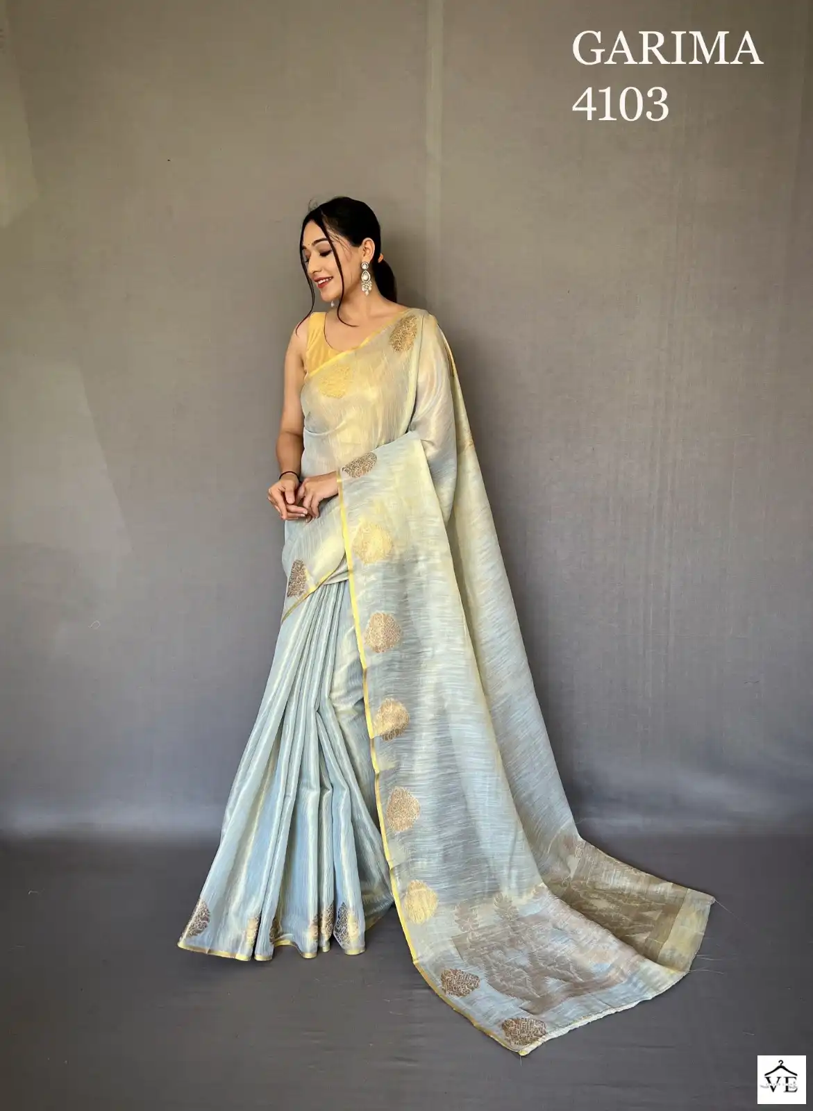 Vardan Ethnic Garima Tissue Silk Wholesale Sarees Catalog — Wholesale Sarees, MPA wholesale from Surat - Gallery Image 4