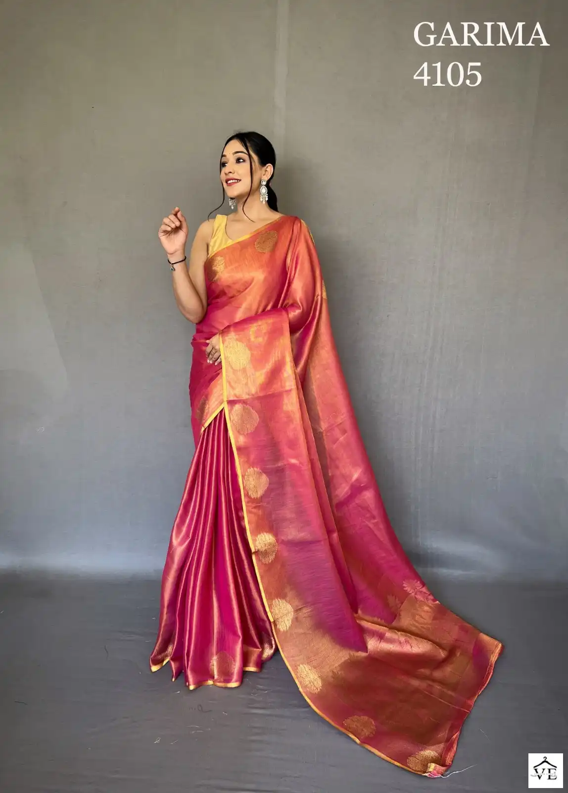 Vardan Ethnic Garima Tissue Silk Wholesale Sarees Catalog — Wholesale Sarees, MPA wholesale from Surat - Gallery Image 6