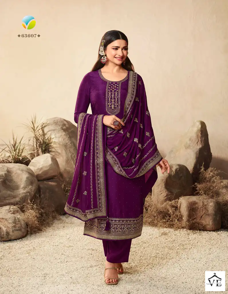 Vinay Fashion Geet Vol 2 Silk Wholesale Designer Salwar Suit Catalog — Wholesale Salwar Suits, MPA wholesale from Surat - Gallery Image 3