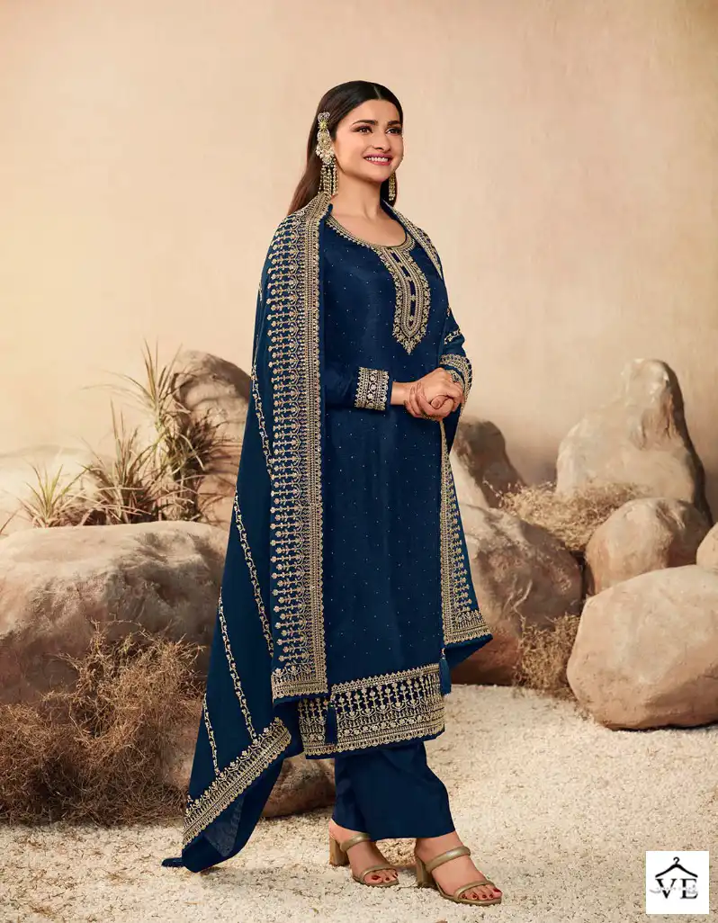 Vinay Fashion Geet Vol 2 Silk Wholesale Designer Salwar Suit Catalog — Wholesale Salwar Suits, MPA wholesale from Surat - Gallery Image 7