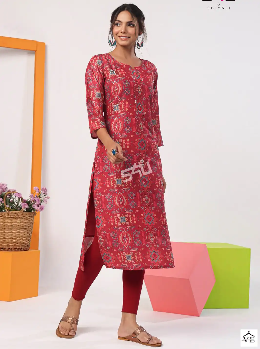 1Love S4U Gold Vol 5 Muslin Wholesale Designer Prints Kurtis Catalog — Wholesale Kurtis, MPA wholesale from Surat — view 1