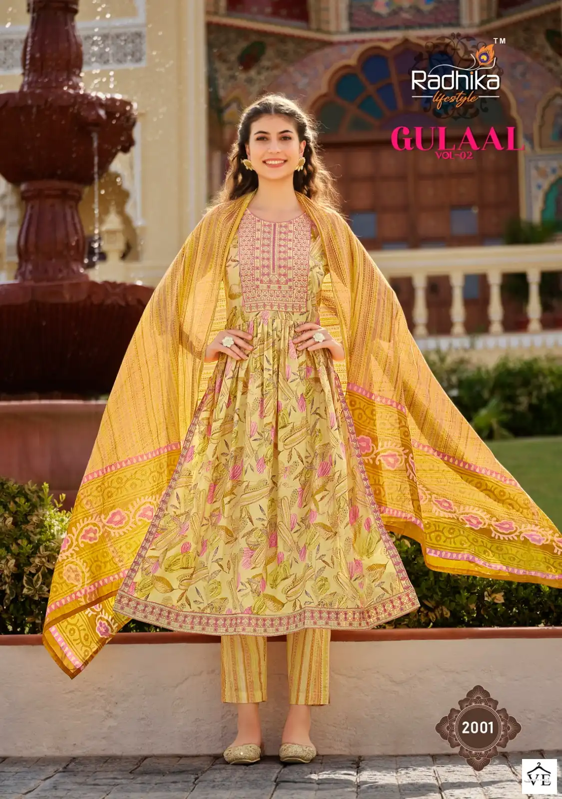 Radhika Lifestyle Gulaal Vol 2 Pure Cotton Wholesale Readymade Salwar Suit Catalog — Wholesale Salwar Suits, MPA wholesale from Surat — view 2