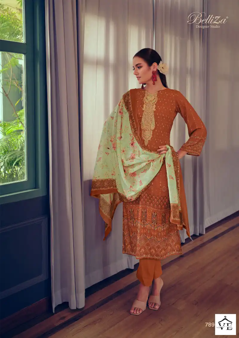 Belliza Gulabo Jam Cotton Wholesale Designer Salwar Suit Catalog — Wholesale Salwar Suits, MPA wholesale from Surat — view 4