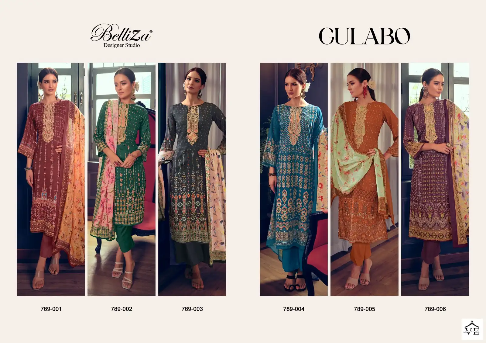 Belliza Gulabo Jam Cotton Wholesale Designer Salwar Suit Catalog — Wholesale Salwar Suits, MPA wholesale from Surat — view 7