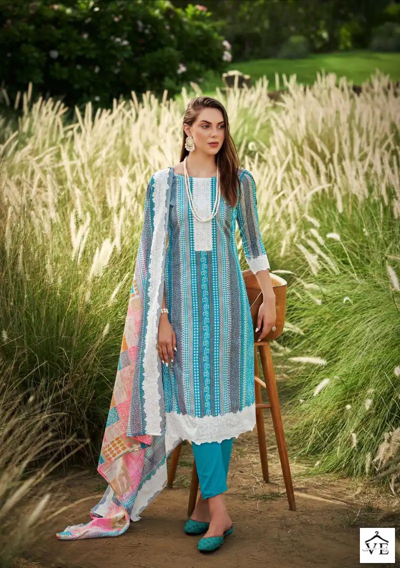 Zulfat Designer Gulfam Cotton Wholesale Designer Salwar Suit Catalog — Wholesale Salwar Suits, MPA wholesale from Surat - Gallery Image 8