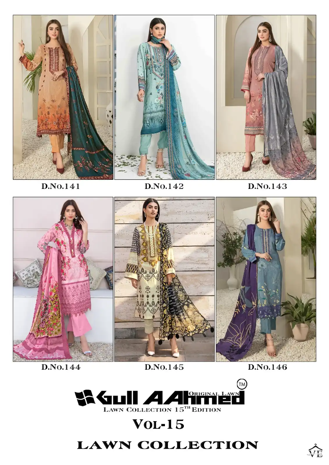 Vardan Ethnic Gull Aahmed Vol 15 Silk Wholesale Pakistani Salwar Suit Catalog — Wholesale Salwar Suits, MPA wholesale from Surat — view 7